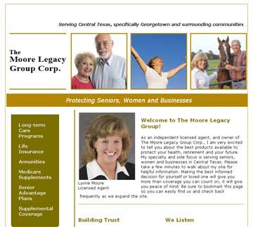 moore legacy group web site thumbnail